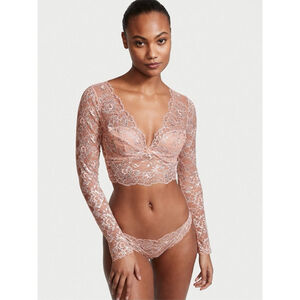 Victoria's Secret Dream Angels Sparkly Long Sleeve Bustier